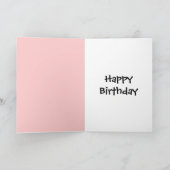 Carte Adolescente au printemps (Intérieur)