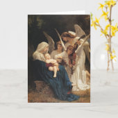Carte Adolphe-William Bouguereau. Chanson des anges (Fleur jaune)