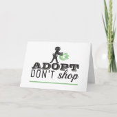 Carte Adopter Ne pas Acheter (Devant)