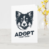 Carte Adoptez, n'achetez pas 3 (Fleur jaune)