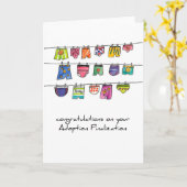 Carte adoption (Fleur jaune)