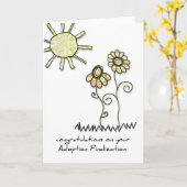 Carte adoption (Fleur jaune)