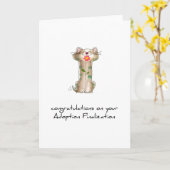 Carte adoption (Fleur jaune)