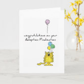 Carte adoption (Fleur jaune)
