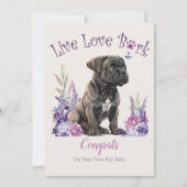 Carte Adoption de chien de corse de canne, Jour de la Go (Devant)