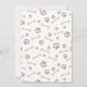 Carte Adoption de chien Golden Retriever, Jour J (Dos)