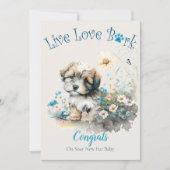 Carte Adoption de chien Havanais, Jour de Gotcha (Devant)