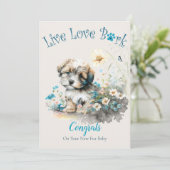 Carte Adoption de chien Havanais, Jour de Gotcha (Debout devant)