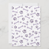 Carte Adoption de chien Yorkie, Jour de Gotcha (Dos)