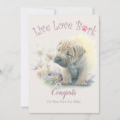 Carte Adoption de Shar-Pei, Jour J (Devant)