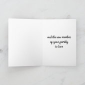 CARTE **ADOPTION** FÉLICITATIONS AVEC L'AIDE D'AMIS (Intérieur)