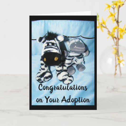 CARTE **ADOPTION** FÉLICITATIONS AVEC L'AIDE D'AMIS (Fleur jaune)