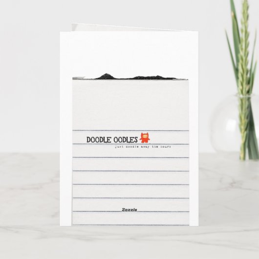 Carte adoption greeting card (Dos)