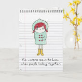 Carte adoption greeting card (Fleur jaune)