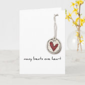 Carte adoption greeting card (Fleur jaune)