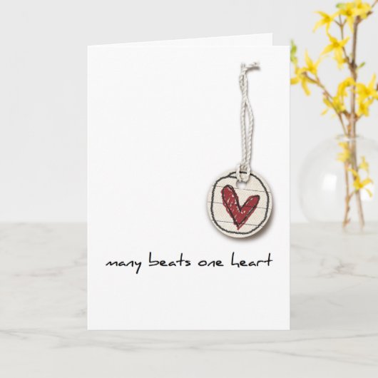 Carte adoption greeting card (Fleur jaune)