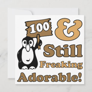 Carte Adorable 100e anniversaire