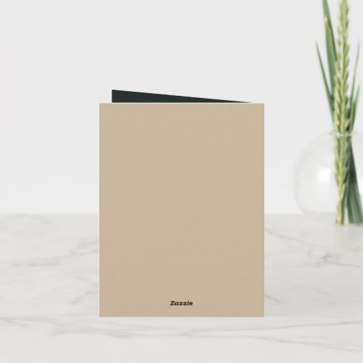 Carte adorable bébé gorille ajouter du texte n'importe q (Dos)