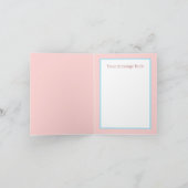 Carte adorable chat bébé bonbon ajouter un message n'imp (Intérieur)