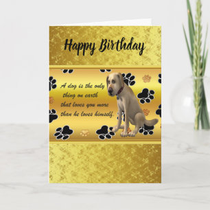Carte Adorable dog sitting with a cute fun quote