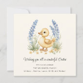 Carte Adorable Duckling Spring Easter Card (Devant)