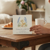 Carte Adorable Duckling Spring Easter Card