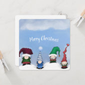 Carte Adorable Gnome Posse (Devant/Arrière en situation)