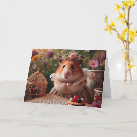 Carte Adorable Hameau de Midsummer (Fleur jaune)