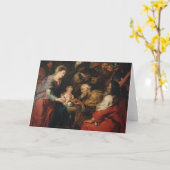 Carte Adoration De La Magie Par Peter Paul Rubens 1626 (Fleur jaune)