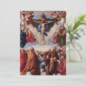 Carte Adoration de la Trinité par Albrecht Durer, 1511 (Debout devant)