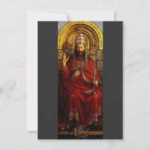 Carte Adoration de l'agneau mystique par Jan van Eyck