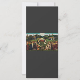 Carte Adoration de l'agneau par Jan van Eyck