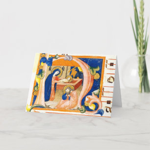 Carte Adoration de l'enfant Christ