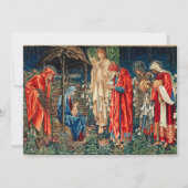Carte ADORATION DE MAGI Morris, Noël de Burne-Jones (Devant)