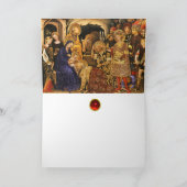Carte ADORATION DES MAGES  Gentile Da Fabriano, Noël  (Intérieur)