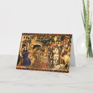 Carte ADORATION DES MAGES Gentile Da Fabriano, Noël