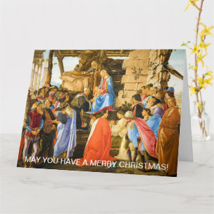 Carte Adoration du Magi Sandro Botticelli 1475-1476