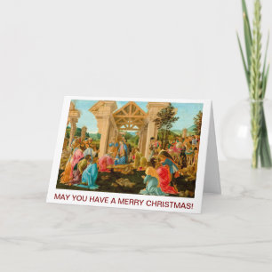 Carte Adoration du Magi Sandro Botticelli 1478-1482
