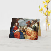 Carte Adoration éditable de Noël Magi (Fleur jaune)