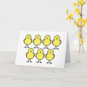 Carte Adore ces Peeps (Fleur jaune)