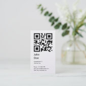 Carte (adresse, téléphone, email, Web) (Debout devant)