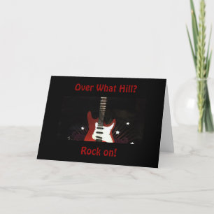 CARTE ADULT BIRTHDAY SO ROCK ON FOR YOU "SILENCIEUX ROCK
