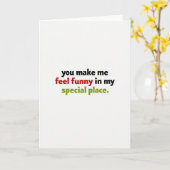 Carte Adult Humor Love Card (Fleur jaune)