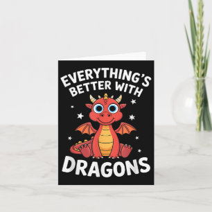 Carte Adulte Dragon Adulte Ou Enfants Garçons Filles Dra