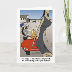 Carte Adultère dans votre coeur.