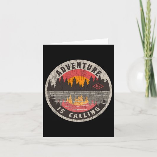 Carte Adventure appelle Get Wild - Camping Randonnée Out (Devant)