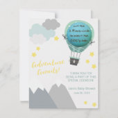 Carte Adventure Attend ! Baby shower EOS Lip Balm Favori (Devant)