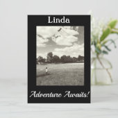 Carte Adventure Attend ! Inspiration de retraite future (Debout devant)