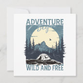 Carte Adventure Begin - Wild and Free (Devant)