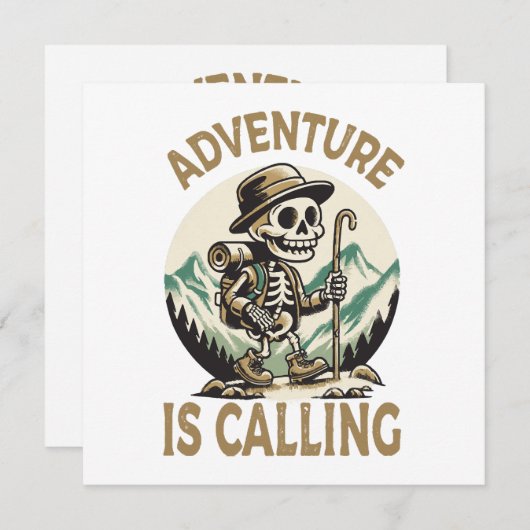 Carte Adventure is calling (Devant / Derrière)